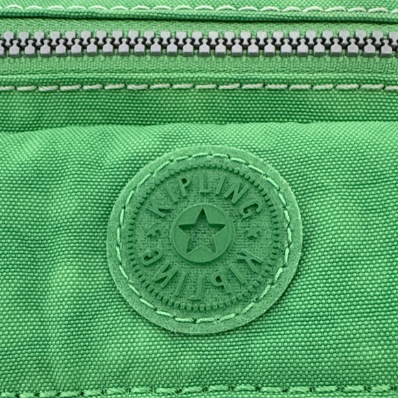 Kipling Green Wristlet with Charm - Picture 2 of 9